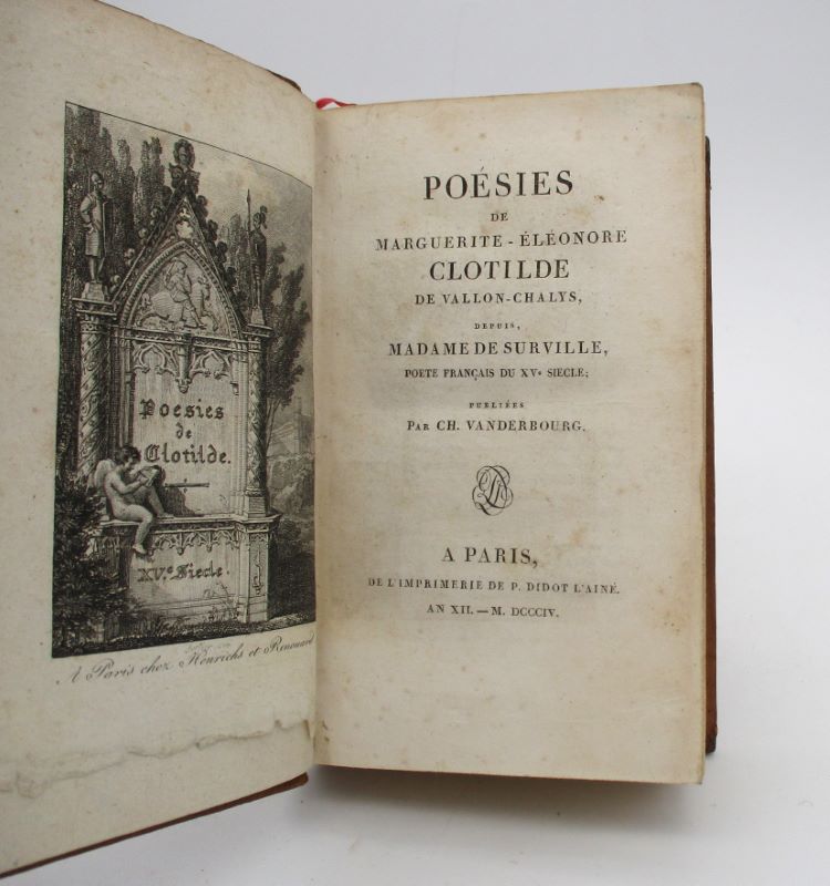 Couverture du livre Estimation du livre « poésies de Marguerite-Éléonore Clotilde de Vallons-Chalys »