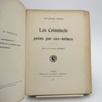 Couverture du livre Estimation du livre « les Criminels peints par eux-même »