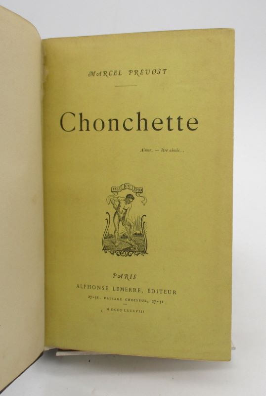 Couverture du livre Estimation du livre « chonchette »