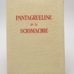 Couverture du livre Estimation du livre « pantagrueline  prognostication suivie de la sciomachie »