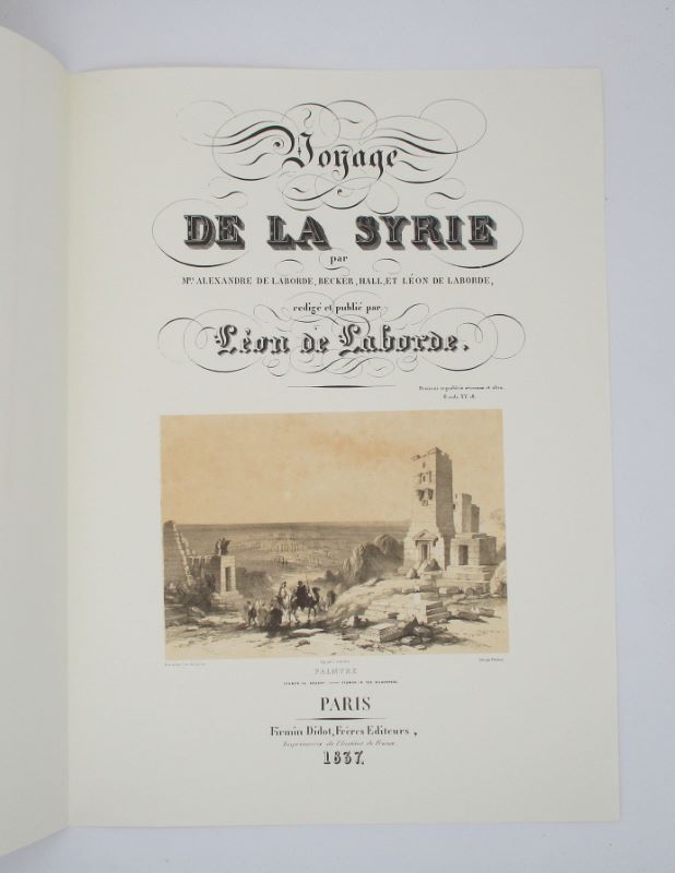 Couverture du livre Estimation du livre « voyage de la Syrie. Planches libanaises »