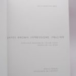 Couverture du livre Estimation du livre « james Brown. Impressions 1986-1999 »