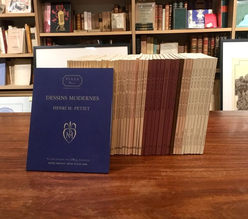 Couverture du livre Estimation du livre « ensemble de catalogues de la collection Henri M. Petiet »