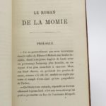 Couverture du livre Estimation du livre « le Roman de la momie »