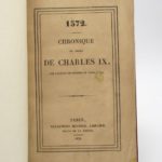 Couverture du livre Estimation du livre « 1572. Chronique du temps de Charles IX »