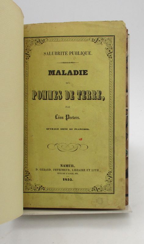 Couverture du livre Estimation du livre « guérison radicale de la maladie des pommes de terre et d’autres végétaux ou Moyen d’en faire disparaître la cause »