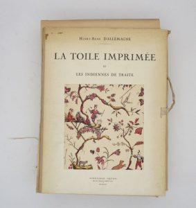Estimation Arts de vivre – Gastronomie - Couverture du livre Estimation du livre « la Toile imprimée et les indiennes de traite. »