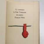 Couverture du livre Estimation du livre « oeuvres de François Villon »