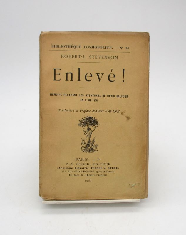 Couverture du livre Estimation du livre « enlevé ! Mémoire relatant les aventures de David Balfour en l’an 1751 »