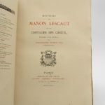 Couverture du livre Estimation du livre « histoire de Manon Lescaut et du Chevalier des Grieux »