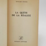 Couverture du livre Estimation du livre « la Quête de la Réalité. La Réflexion d’un peintre sur le sens actuel de la création »