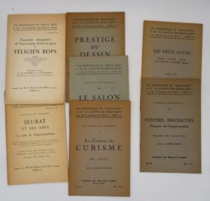 Estimation Beaux-Arts - Couverture du livre Estimation du livre « collection de six fascicules de “Beaux-Arts” »