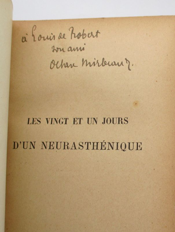 Couverture du livre Estimation du livre « les Vingt et un jours d’un neurasthénique »