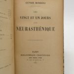 Couverture du livre Estimation du livre « les Vingt et un jours d’un neurasthénique »