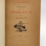 Couverture du livre Estimation du livre « chronique du règne de Charles IX »