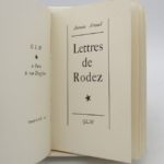 Couverture du livre Estimation du livre « lettres de Rodez »