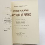 Couverture du livre Estimation du livre « diptyque de Flandre, Triptyque de France »