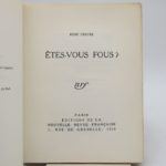 Couverture du livre Estimation du livre « Êtes-vous fous ? »