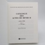 Couverture du livre Estimation du livre « catalogue des actes de François II [suivi de :] Catalogue des actes d’Henri II »