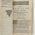 Couverture du livre Estimation du livre « de la sagesse »