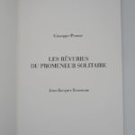 Couverture du livre Estimation du livre « les Rêveries du promeneur solitaire »