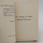 Couverture du livre Estimation du livre « les Champs de la force de la peinture lettriste. Nouvelles précisions sur la mécanique, le [sic] matière, le rythme et l’anecdote de l’hypergraphie »