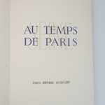 Couverture du livre Estimation du livre « au temps de Paris »