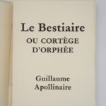 Couverture du livre Estimation du livre « le Bestiaire ou Cortège d’Orphée »