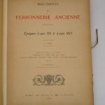 Couverture du livre Estimation du livre « documents de ferronnerie ancienne. Époques Louis XV & Louis XVI [et] Documents de la ferronnerie ancienne de la seconde moitié du XVIIIe siècle. Fin Louis XV & Louis XVI »