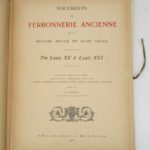 Couverture du livre Estimation du livre « documents de ferronnerie ancienne. Époques Louis XV & Louis XVI [et] Documents de la ferronnerie ancienne de la seconde moitié du XVIIIe siècle. Fin Louis XV & Louis XVI »