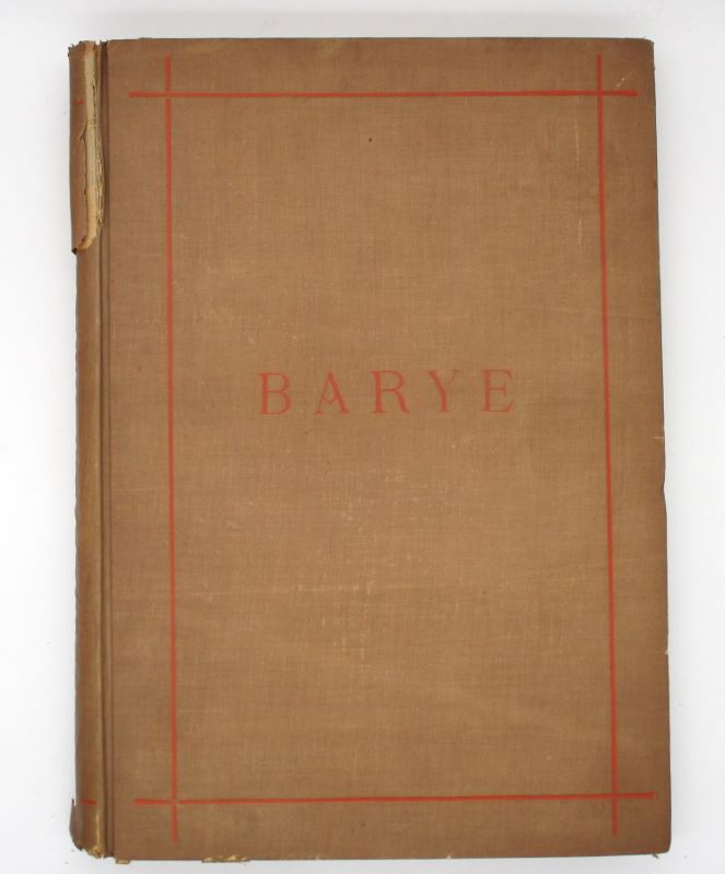 Couverture du livre Estimation du livre « l’Oeuvre de Barye »