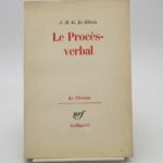 Couverture du livre Estimation du livre « le Procès-verbal »