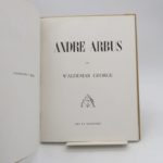 Couverture du livre Estimation du livre « andré Arbus »