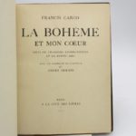 Couverture du livre Estimation du livre « la Bohème et mon coeur suivi de Chansons aigres-douces et de petits airs »