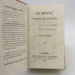 Couverture du livre Estimation du livre « le Moine »