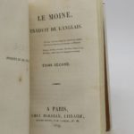 Couverture du livre Estimation du livre « le Moine »