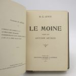 Couverture du livre Estimation du livre « le Moine raconté par Antonin Artaud »