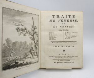 Estimation Ouvrages spécialisés – Chasse - Couverture du livre Estimation du livre « traité de Vénerie, et de chasses »