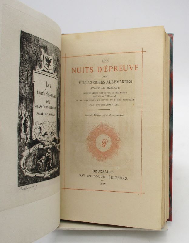 Couverture du livre Estimation du livre « les Nuits d’épreuve des villageoises allemandes avant le mariage »