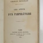 Couverture du livre Estimation du livre « les Aveux d’un pamphlétaire »