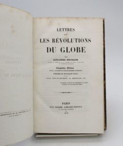 Estimation Livre illustré - Couverture du livre Estimation du livre « lettres sur les révolutions du globe »