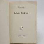 Couverture du livre Estimation du livre « l’Iris de Suse »