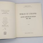 Couverture du livre Estimation du livre « byblos et l’Egypte. Quatre campagnes de fouilles 1921-1924 »