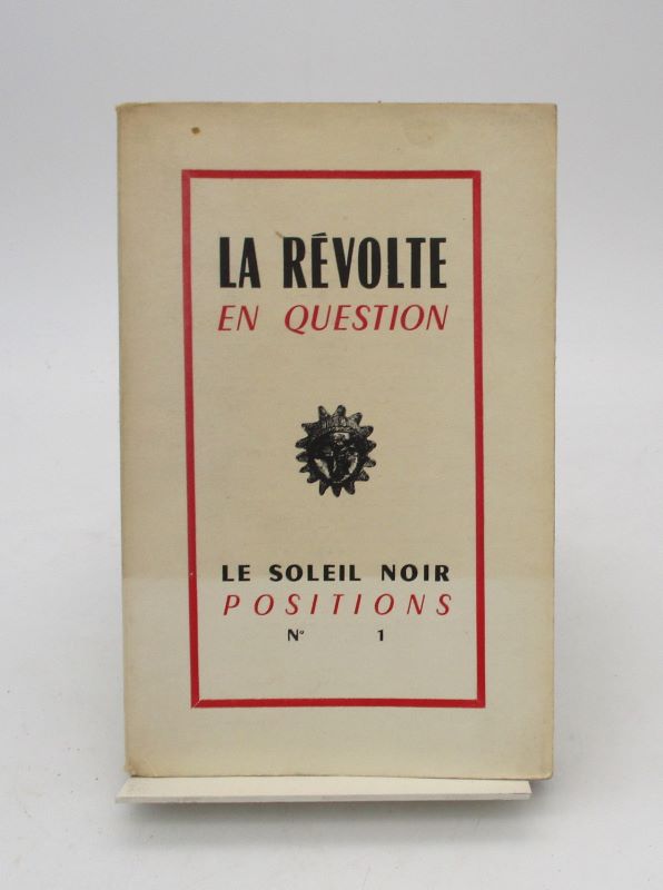 Couverture du livre Estimation du livre « le Soleil noir positions »