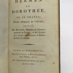 Couverture du livre Estimation du livre « herman et Dorothée, en IX chants »