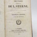 Couverture du livre Estimation du livre « oeuvres complètes de L.Sterne »