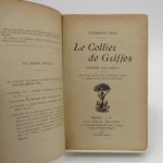 Couverture du livre Estimation du livre « le Collier de Griffes »