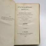 Couverture du livre Estimation du livre « encyclopédie moderne. Planches. »