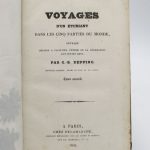 Couverture du livre Estimation du livre « voyages d’un étudiant dans les cinq parties du monde »