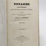 Couverture du livre Estimation du livre « voyages d’un étudiant dans les cinq parties du monde »